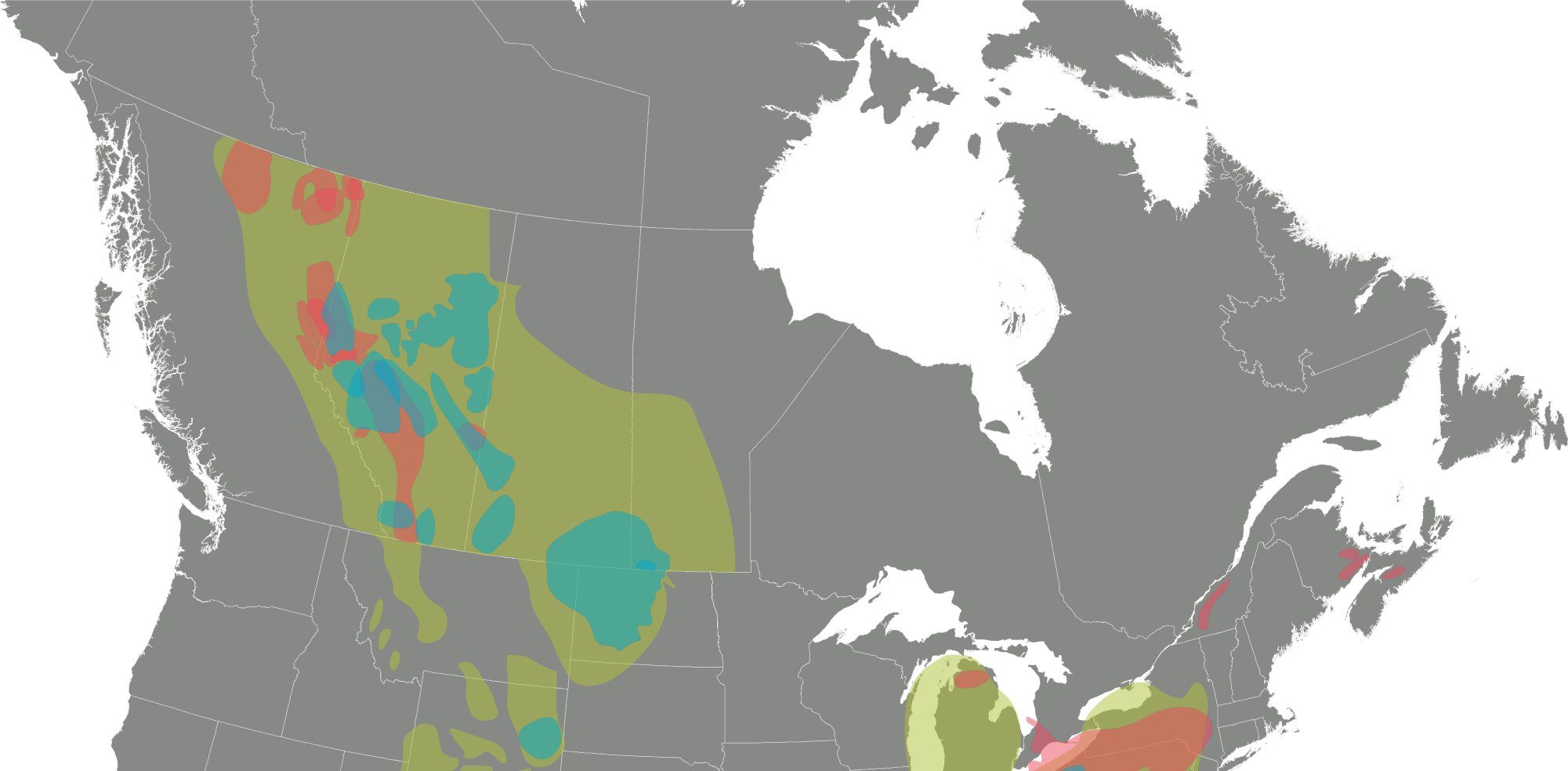 Image of where Bri-Chem Supply provdes chemical solutions around Canada and North America